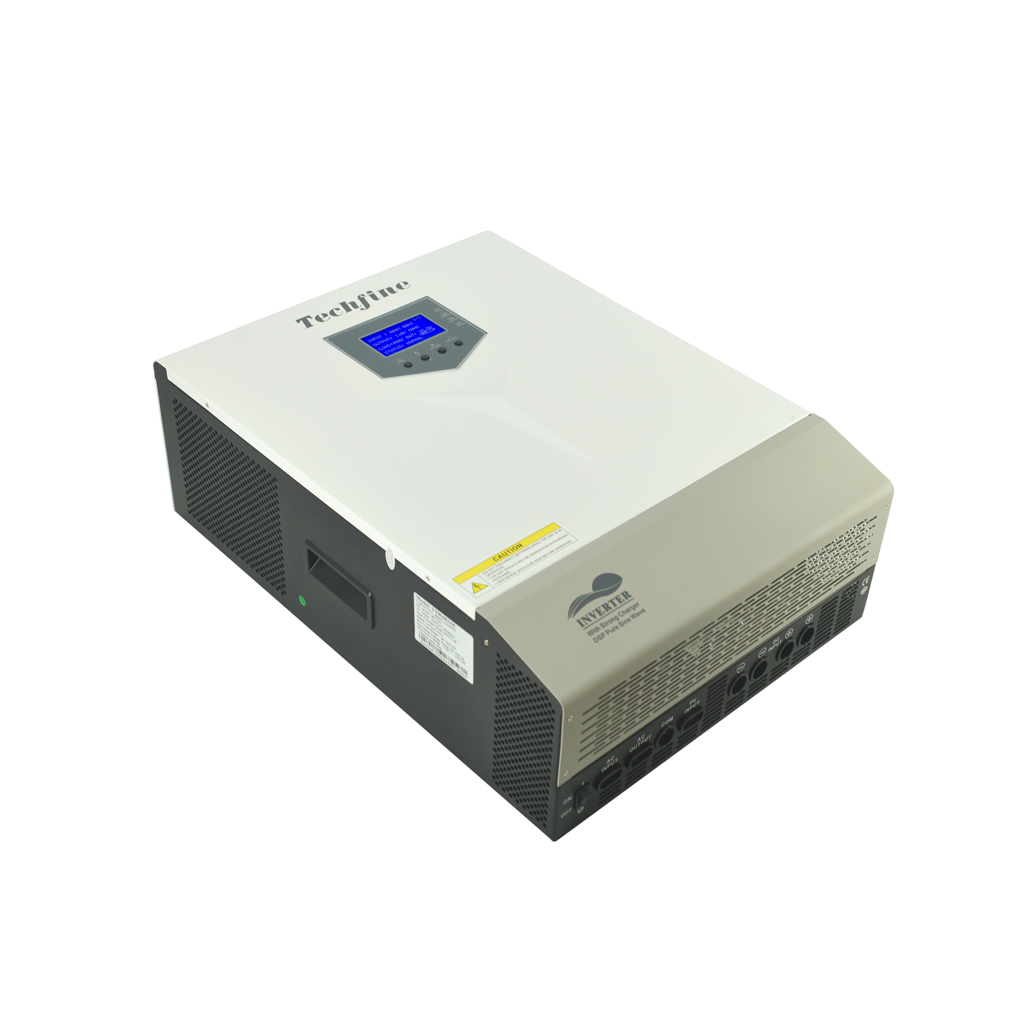 Techfine Low Frequency Off Grid 8000VA 6400W 48VDC eingebauter 120A MPPT Solar Inverter